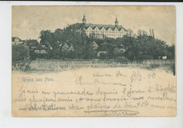 ALLEMAGNE -Gruss Aus PLÖN - Schloss (1900) - Rückseite : " Ein Moderner Don Juan " - Ploen