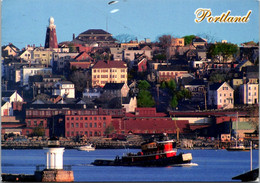 Maine Portland Harbor And Munjoy Hill - Portland