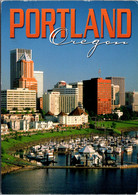 Oregon Portland View Of City And Riverplace Marina - Portland