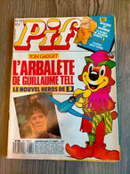 PIF GADGET N° 975 Poster Burago FERRARI GTO GUILLAUME TELL 1987 Supplément BD JULES VERNE Le Secret De WILHELM STORITZ - Pif & Hercule