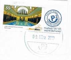 Deutschland Privatpost: MaxxMail Darmstadt Jugendstil Schwimmhalle - Art Deco - UNESCO Weltererbe - Privatpost