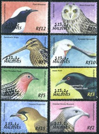 Maldives 2002 Birds 8v, Mint NH, Nature - Birds - Owls - Maldives (1965-...)