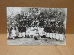 DAUENDORF (67) Carte Photo Société Musicale Concorima Groupe Gros Plan - Andere & Zonder Classificatie