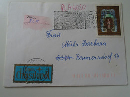 D193456   Österreich  Cover   1995   Christkindl 4411  Bad Wimsbach  -  Schwechat  Rommersdorf  Zurück - 1991-00 Lettres