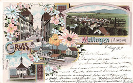 Gruss Aus Mellingen Aargau Antonius Kapelle Litho 1899 - AG Aargau