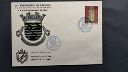 PORTUGAL COVER - 2ª EXP. FILATELICA - MATOSINHOS 1962 (PLB#03-30) - Postembleem & Poststempel