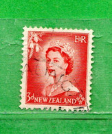 (Us8) NUOVA ZELANDA  °-1954-57 - Elizabeth II.  Yvert. 331. Used. - Used Stamps