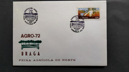 PORTUGAL COVER - EXP. AGRO 72 - FEIRA AGRICOLA DO NORTE - 1972 BRAGA (PLB#03-33) - Postal Logo & Postmarks