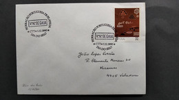 PORTUGAL COVER - DIA DO SELO - FEDERAÇÃO PORTUGUESA DE FILATELIA - GAIA 1990 (PLB#03-40) - Maschinenstempel (Werbestempel)