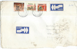 BIG COVER Zimbabwe Via Yugoslavia - Zimbabwe (1980-...)