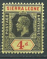 Sierra Leone   - Yvert N° 114 *  -  AE 20320 - Sierra Leone (...-1960)