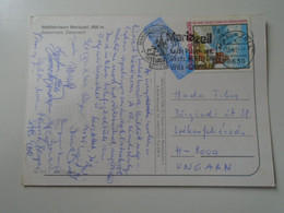 D193473  Österreich   Postkarte    2001 Mariazell  Mindszenty Princeps Primas - Pilgrimage   Many Signatures  Hungary - Lettres & Documents