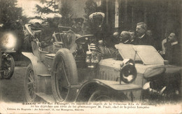 N70 - 64 - BIARRITZ - Pyrénées Atlantiques - Le Roi D'Espagne En Automobile Auprès De La Princesse Ena De Battenberg - Biarritz