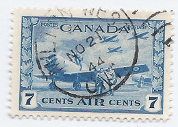 16005) Canada Dated Postmark Cancel Duplex Closed Milton West - Posta Aerea