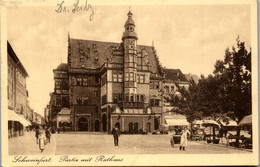 42376 - Deutschland - Schweinfurt , Partie Mit Rathaus - Gelaufen 1932 - Schweinfurt