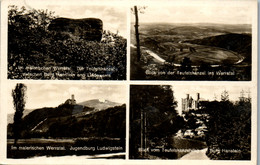 42393 - Deutschland - Werratal , Jugendburg Ludwigstein , Burg Hanstein , Teufelskanzel , Mehrbildkarte - Gelaufen 1931 - Witzenhausen