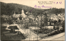 42420 - Deutschland - Bad Sooden , Werra , Kurpark Mit Inhalatorium - Gelaufen 1918 - Bad Sooden-Allendorf