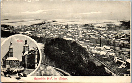 42465 - Deutschland - Schmölln , S. A. , Im Winter , Markt , Panorama - Gelaufen - Schmoelln