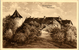 42477 - Künstlerkarte - Schleusingen , Hexentörmle , Signiert Carl Frühauf 1920 - Nicht Gelaufen - Schleusingen