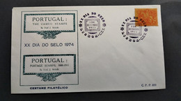 PORTUGAL COVER - XX DIA DO SELO - LISBOA 1974 (PLB#03-57) - Annullamenti Meccanici (pubblicitari)