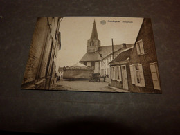 Carte Postale Oordegem Dorpplaats Bel Attelage Kermesse Carrousel - Lede