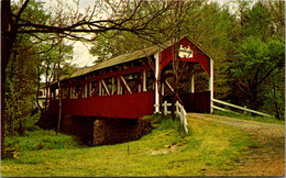 Pennsylvania Johnstown Trostletown Covered Bridge Built 1845 - Andere & Zonder Classificatie
