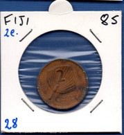 FIJI - 2 Cents 1985 -  See Photos -  Km 28 - Fidji