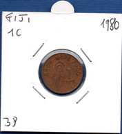 FIJI - 1 Cent 1980 -  See Photos -  Km 39 - Fidji