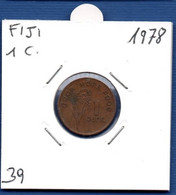 FIJI - 1 Cent 1978 -  See Photos -  Km 39 - Fidji