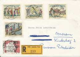 Austria Registered Cover Landeck Tirol 20-4-1967 Nice Cancelled Stamps - 1961-70 Lettres
