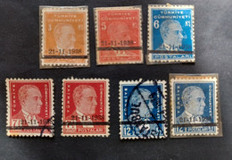 TURKEY OTTOMAN العثماني التركي Türkiye 1939 MOURNING FOR THE DEATH OF ATATURK CAT UNIF 939/942 MNH - Ongebruikt