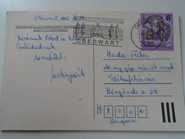 D193492 Österreich Postkarte  1995 Oberwart  Vitéz Peter Csoknyai Pfadfinderführer  Handwritten Postcard Cserkész Scouts - 1991-00 Lettres