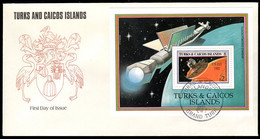 TURKS ET CAICOS(1993) Mars Orbital Transfer Vehicle. Unaddressed FDC With Cachet. Scott No 977. - Turks And Caicos