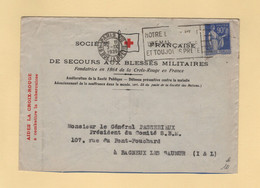 Croix Rouge - Paris - 1939 - Secours Aux Blesses Militaires - Type Paix - Guerra Del 1939-45