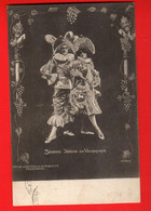 VAY-07 RARE Litho Soyons Joyeux En Vendanges  Office De Publicité Neuchâtel  Art Nouveau Jugendstil Circ.1908 Lausanne - NE Neuenburg