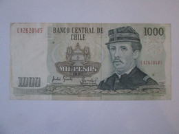 Chile 1000 Pesos 1990 Banknote,see Pictures - Chile