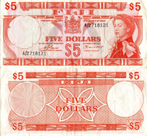 Fiji / 5 Dollars / 1974 / P-73(b) / VF - Fidji