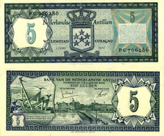 Netherlands Antilles / 5 Gulden / 1973 / P-8(b) / AUNC - Otros – América