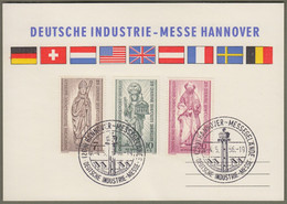 Berlin: Sonderkarte Mi-Nr. 132-34 SST, Bistum Berlin, Zu: " Deutsche Industriemesse Hannover 1956 " !    X - Briefe U. Dokumente