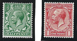 SG 397/398  -  WMK MULTIPLE ROYAL CYPHER  With Original Gum !! RRR - Unused Stamps