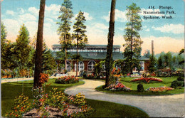 Washington Spokane Natatorium Park The Plunge Curteich - Spokane