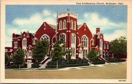 Oklahoma McAlester First Presbyterian Church Curteich - Other & Unclassified