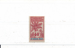 Haut Sénégal Et Niger Colonie Française Timbre De La Série Des Palmiers N° 11 Neuf Avec Infime Charnière - Unused Stamps