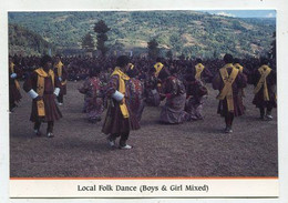 AK 111692 BHUTAN - Local Folk Dance - Butan