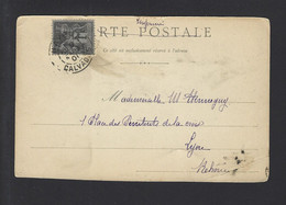 CARTE POSTALE N°83 Obl  CAEN - 1877-1920: Semi-moderne Periode