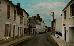 85-LA CHATAIGNERAIE...RUE DE LA REPUBLIQUE...CPSM PETIT FORMAT - La Chataigneraie