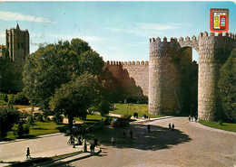 CPSM Avila-Puerta De San Vicente-Timbre     L2040 - Ávila