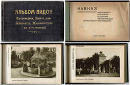 1931 Soviet Album With 72 Views Of Kislovodsk Piatigorsk Essentuki Zheleznovodsk Caucasus Caucasia (14x22cm) - Albumes & Colecciones