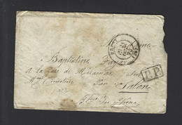 FRANCE LETTRE En PP  De BREST Pour MIRAMAS Guerre 1870 Marine Equipage De La Flotte - Guerre De 1870