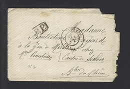 FRANCE LETTRE En PP  De BREST Pour MIRAMAS Guerre 1870 Marine Equipage De La Flotte - Guerra De 1870